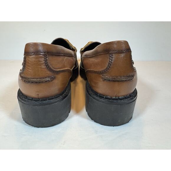Size 40 Pikolinos Aviles Brown Loafers Chunky - Picture 12 of 12